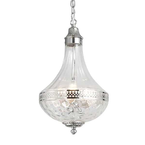 Люстра Delight Collection KG0544P-4 nickel French Empire Glass Люстра Delight Collection KG0544P-4 nickel French Empire Glass