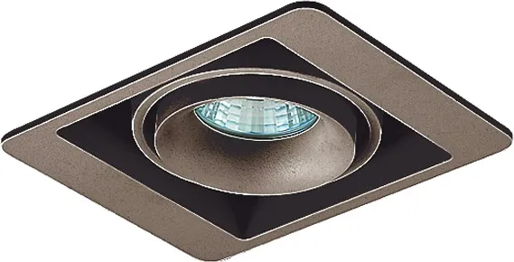 Встраиваемый светильник Donolux DL18615/01WW-SQ Champagne/Black DL18615 Встраиваемый светильник Donolux DL18615/01WW-SQ Champagne/Black DL18615