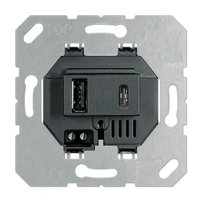 USB зарядное устройство, 3.1A тип A,С черный Donel DUSB3100ANC Европа USB зарядное устройство, 3.1A тип A,С черный Donel DUSB3100ANC Европа