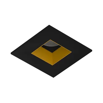Встраиваемый светодиодный светильник LeDron FAST TOP SQ MINI Black-Gold 4000K Встраиваемый светодиодный светильник LeDron FAST TOP SQ MINI Black-Gold 4000K