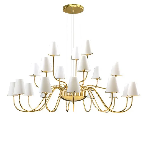 Подвесная люстра INNIS CH D125 Gold ImperiumLoft 228904-26 INNIS-CH01