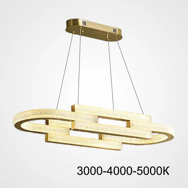 Подвесная люстра LOUELLA B L90 Brass Трехцветный свет ImperiumLoft 220406-23 louella01