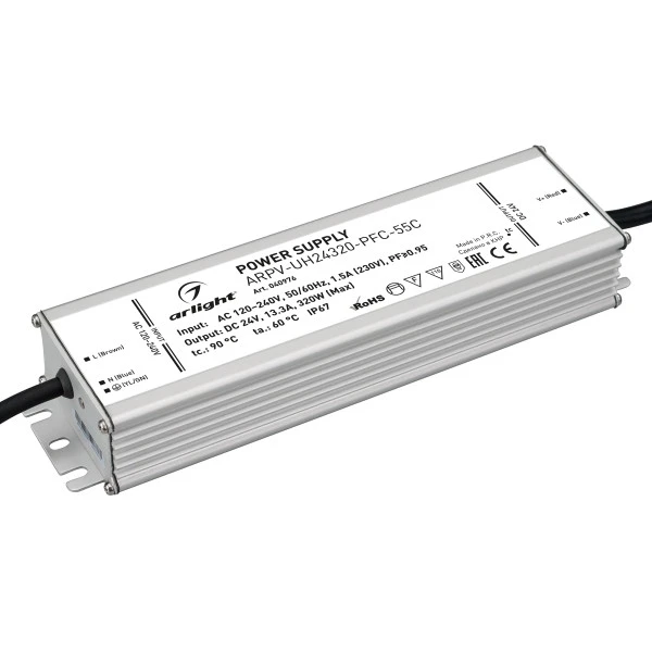 Блок питания для светодиодной ленты Arlight 040976 ARPV-UH Блок питания для светодиодной ленты Arlight 040976 ARPV-UH
