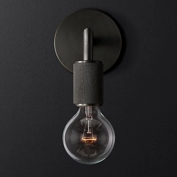 Бра Rh Utilitaire Single Sconce Black 123284-22 ImperiumLoft Бра Rh Utilitaire Single Sconce Black 123284-22 ImperiumLoft