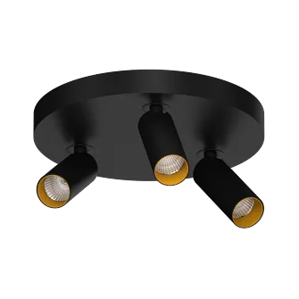 Накладной поворотный светодиодный светильник Ledron SAGITONY R3 S40 Black-Gold Накладной поворотный светодиодный светильник Ledron SAGITONY R3 S40 Black-Gold