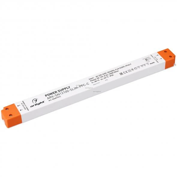Блок питания для светодиодной ленты Arlight 026817(1) ARV-SLIM Блок питания для светодиодной ленты Arlight 026817(1) ARV-SLIM