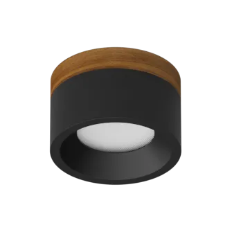 Накладной светодиодный светильник Ledron SUITABLE MIDDLE Wooden Black Накладной светодиодный светильник Ledron SUITABLE MIDDLE Wooden Black