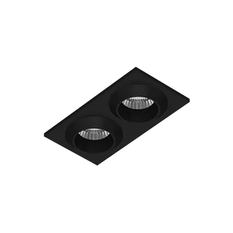 Встраиваемый светодиодный светильник Ledron GIZA MINI SQ2 Black Встраиваемый светодиодный светильник Ledron GIZA MINI SQ2 Black