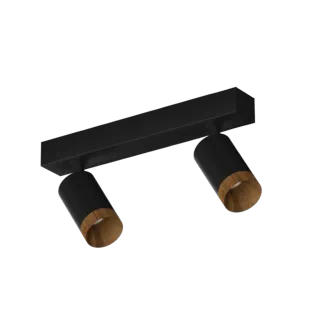 Накладной светодиодный светильник Ledron SAGITONY E2 S60 Wooden Black Накладной светодиодный светильник Ledron SAGITONY E2 S60 Wooden Black