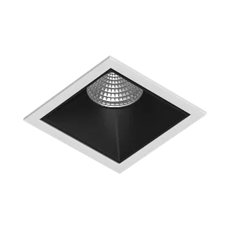 Встраиваемый светодиодный светильник Ledron RISE KIT 1 LED 4000K White-Black