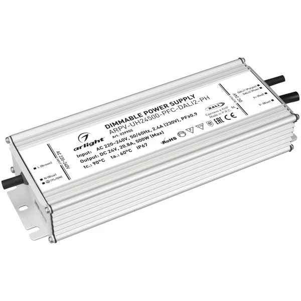Блок питания для светодиодной ленты Arlight 039955 ARPV-UH Блок питания для светодиодной ленты Arlight 039955 ARPV-UH