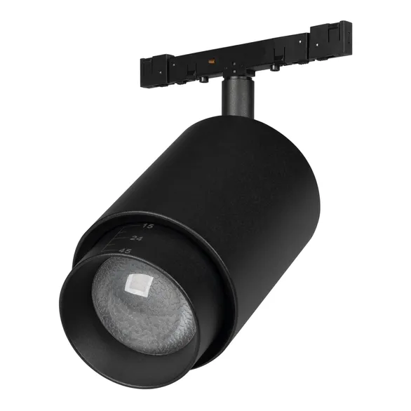 Светильник трековый MAG-MICROCOSM-SPOT-ZOOM-R59-12W Day4000 (BK, 20-60 deg, 24V) Arlight 052085