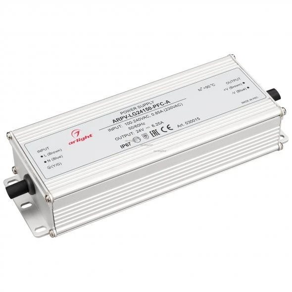 Блок питания для светодиодной ленты Arlight 030015 ARPV-LG Блок питания для светодиодной ленты Arlight 030015 ARPV-LG