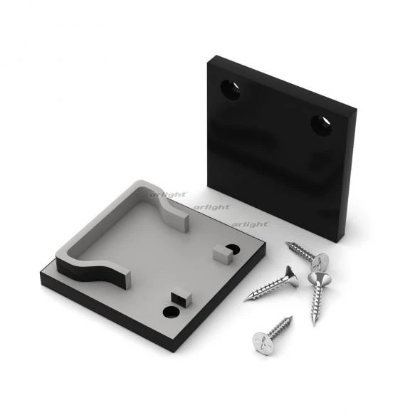 Заглушки Arlight 02 SL-LINE-2011M BLACK с экраном SQUARE 029180