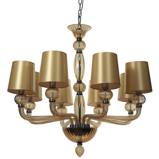 Подвесная люстра Lampadario Venezia oro VIII ImperiumLoft 84742-22 40.958.GL.TR.LSL