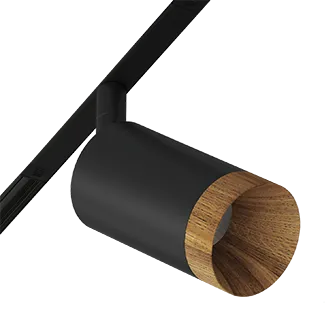 Светодиодный светильник для магнитной системы Ledron Sagi S60 Wooden Black Светодиодный светильник для магнитной системы Ledron Sagi S60 Wooden Black