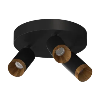 Накладной светодиодный светильник Ledron SAGITONY R3 S60 Wooden Black 4000K