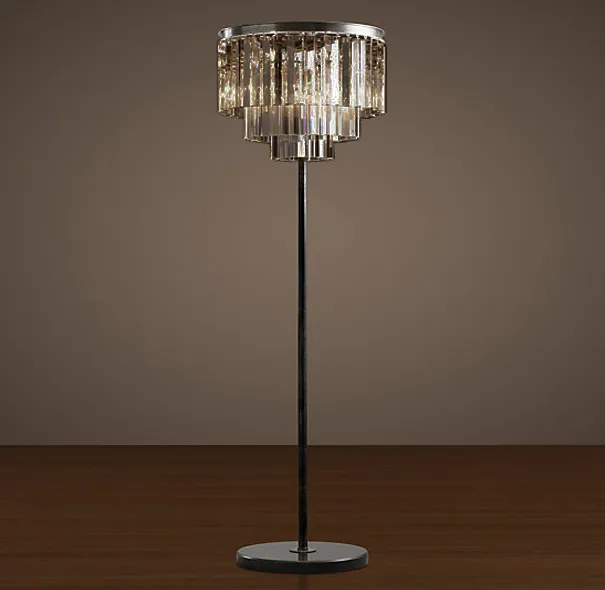Торшер RH 1920S ODEON Clear Glass Flor Lamp SMOKE ImperiumLoft 85488-22 41.084