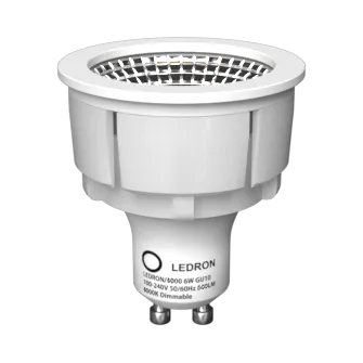 Светодиодная лампа Ledron LDR-GU10 6W 4000K Dim Светодиодная лампа Ledron LDR-GU10 6W 4000K Dim