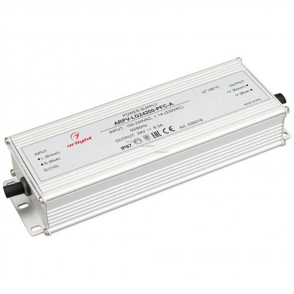 Блок питания для светодиодной ленты Arlight 030019 ARPV-LG Блок питания для светодиодной ленты Arlight 030019 ARPV-LG