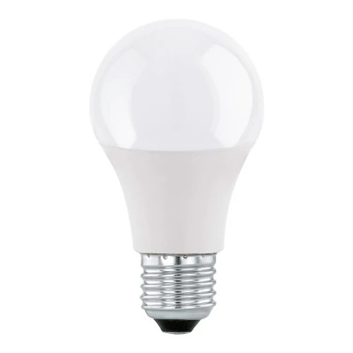 Светодиодная лампа Eglo 11922 A60, 1x9W(E27), 2700K, 806lm, пластик, опал Lm_Led_E27 Светодиодная лампа Eglo 11922 A60, 1x9W(E27), 2700K, 806lm, пластик, опал Lm_Led_E27