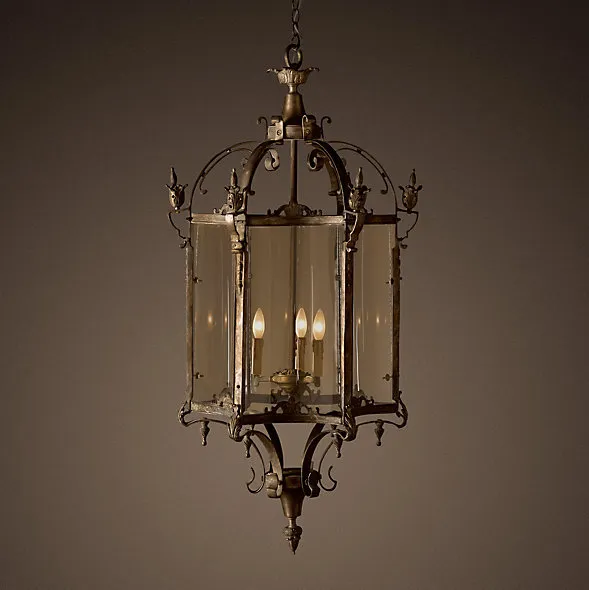 Подвесная люстра 19th Century Salerno Streetlight Pendant Lighting ImperiumLoft 75235-22 40.1038.MT.BL.T1B