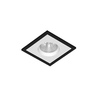 Встраиваемый светодиодный светильник Ledron BRUTAL SQ1 TRIAC Black-White Встраиваемый светодиодный светильник Ledron BRUTAL SQ1 TRIAC Black-White