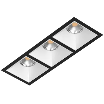 Встраиваемый светильник под сменную лампу Ledron RISE KIT3 Black-White Встраиваемый светильник под сменную лампу Ledron RISE KIT3 Black-White