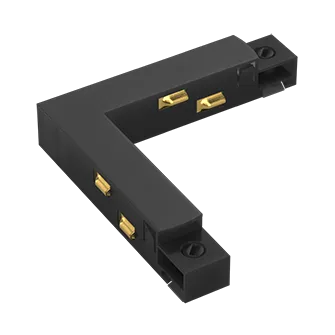 Коннектор угловой (жесткий) для магнитной системы LeDron TSM-L Black