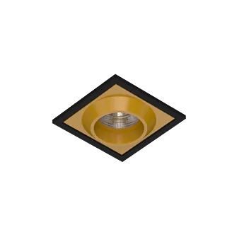 Встраиваемый светодиодный светильник Ledron GIZA SQ Black-Gold Встраиваемый светодиодный светильник Ledron GIZA SQ Black-Gold