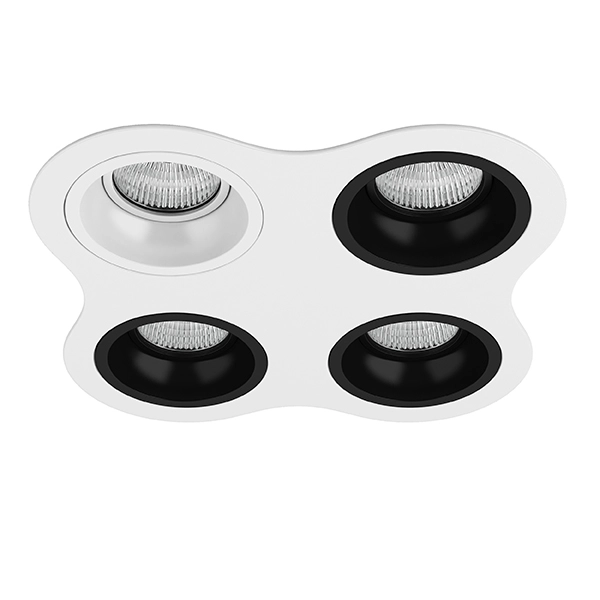 Встраиваемый светильник Lightstar D64606070707 DOMINO ROUND Встраиваемый светильник Lightstar D64606070707 DOMINO ROUND