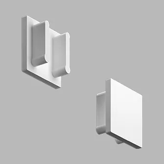 Заглушка для профиля LeDron АВД-7714-Z White