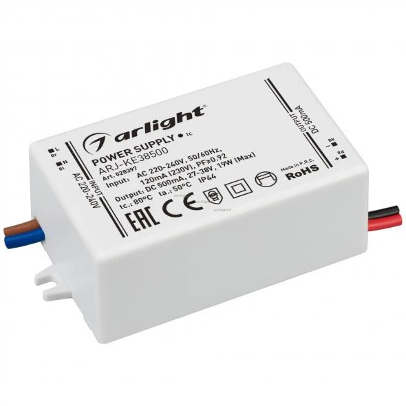 Блок питания для светодиодной ленты Arlight 028397 ARJ-MINI Блок питания для светодиодной ленты Arlight 028397 ARJ-MINI