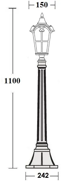 Наземный фонарь Oasis Light 86107 Gb PORTO Наземный фонарь Oasis Light 86107 Gb PORTO