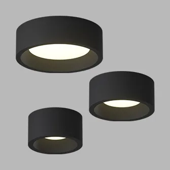 Накладной светильник Ledron YA-4510CR Black SUITABLE MIDDLE