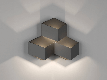 Светильник настенный SWG GW-1101-3-9-BL-NW Gw PALMIRA