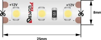 Светодиодная лента DesignLed DSG3120-12-W-65 LUX Светодиодная лента DesignLed DSG3120-12-W-65 LUX