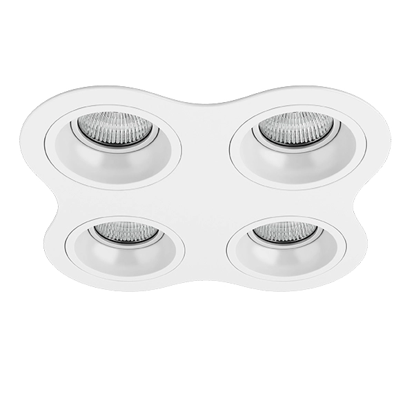 Встраиваемый светильник Lightstar D64606060606 DOMINO ROUND МR16 Встраиваемый светильник Lightstar D64606060606 DOMINO ROUND МR16