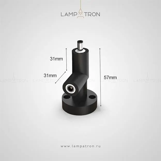 Система WALLIGHT Разъем одиночный угловой вертикальный Lampatron 6629-18125 Система WALLIGHT Разъем одиночный угловой вертикальный Lampatron 6629-18125