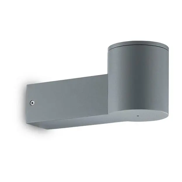 Уличный настенный светильник Ideal Lux Clio MAP1 Grigio 146782 Уличный настенный светильник Ideal Lux Clio MAP1 Grigio 146782