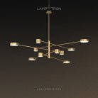 Люстра SUNSHINE 10плафонов. Латунь. Размер L. Lampatron 1666-22317
