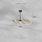 Люстра EILERT CH 8 плафонов Lampatron eilert-ch-8 9052-25769