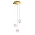 Подвесной светильник Delight Collection MD20001012-3A gold Elliot Diamante