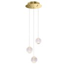 Подвесной светильник Delight Collection MD20001012-3A gold Elliot Diamante