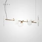 Реечный, рядный светильник KIRAN LONG Lampatron 7156-19621