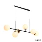 Подвесной светильник iLamp 9136P/6 BK-WH Golden