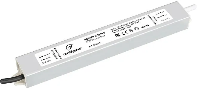 Блок питания для светодиодной ленты Arlight 022696 ARPV Блок питания для светодиодной ленты Arlight 022696 ARPV