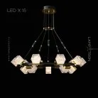 Кольцевые люстры и светильники OGMUND 15 ламп Lampatron 7566-21173
