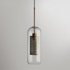Подвесной светильник CATCH F Cylinder L. Цвет бронза. Lampatron 996-299