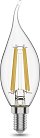 Лампа Gauss 104801211 E14 11W 4100К прозрачная Filament Candle